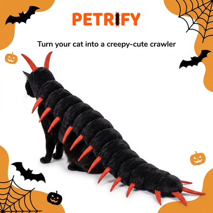 PETFRY™ Cat Centipede Costume | Soft Plush, Adjustable Fit